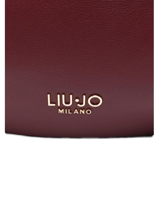 Bolso de hombro con asa de apliques Liu Jo de color Purple