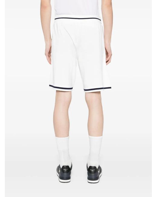 Kiton White Knt Shorts for men