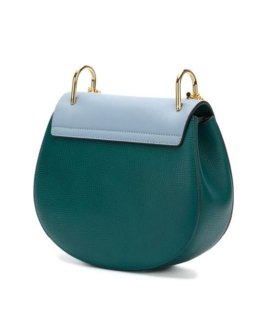 Chloé Blue Faye Contrast Satchel