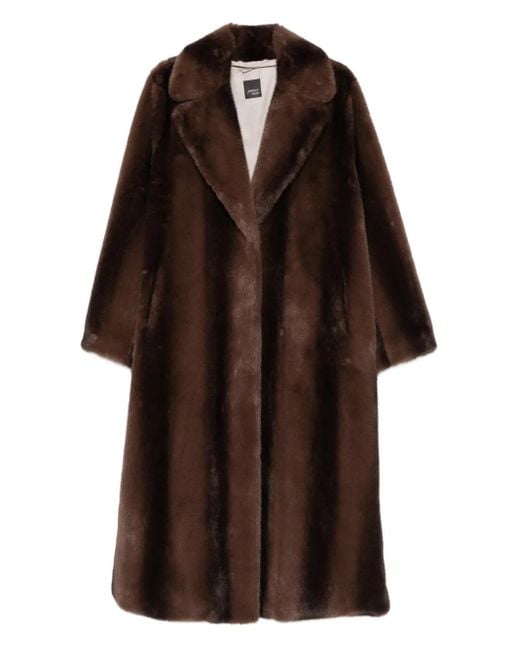 Marina Rinaldi Brown Stelvio Collared Coat