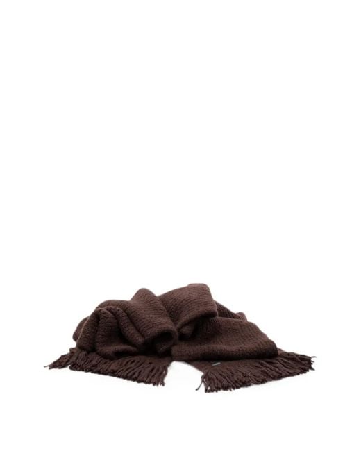 Alanui Brown Fringed Scarf