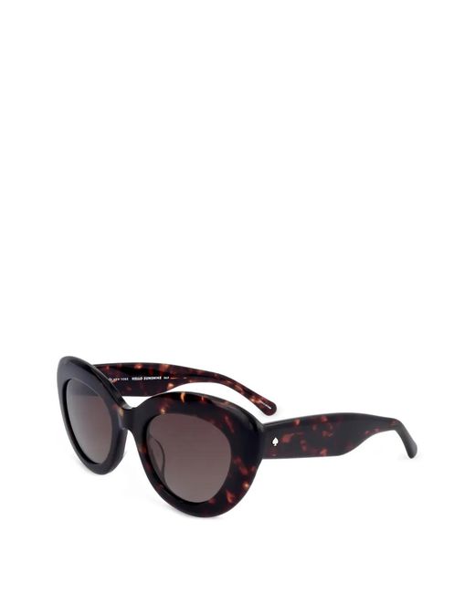 Kate Spade Brown Capri Cat-Eye Sunglasses