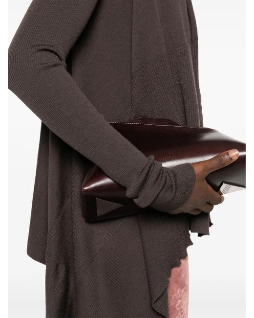 Rick Owens Black Asymmetric Cardigan