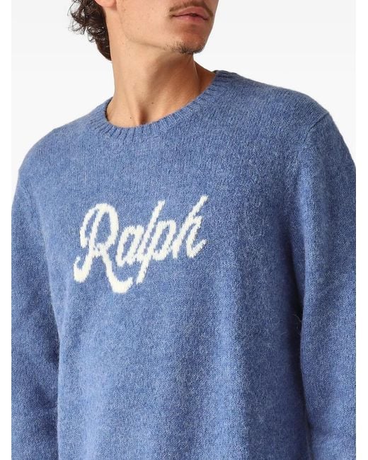 Pull À Logo Brodé Polo Ralph Lauren pour homme en coloris Blue