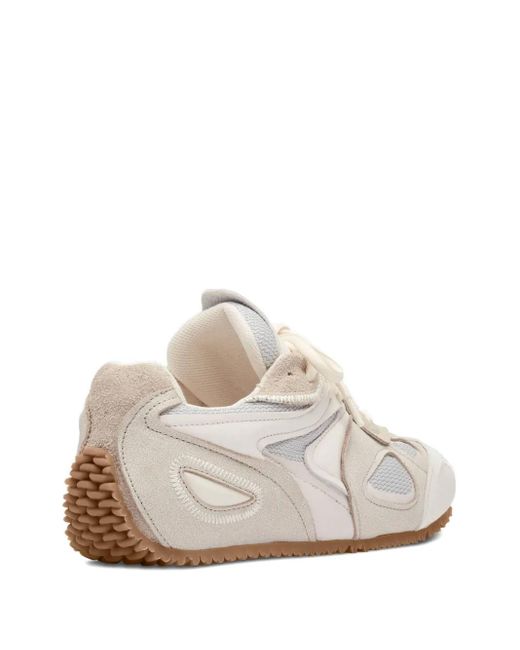 Axel Arigato White Slow Leather Mesh-Panel Sneakers
