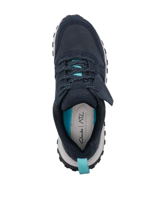 Clarks Blue Atl Trek Free Wp Nubuck Sneakers