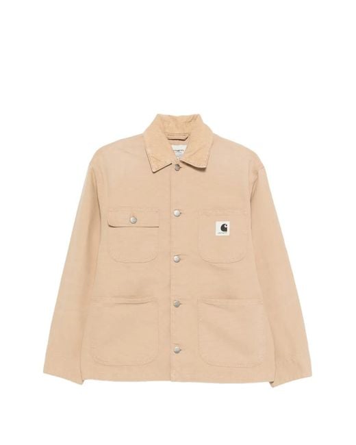 Carhartt Natural W' Og Michigan Corduroy Collar Organic Cotton Jacket