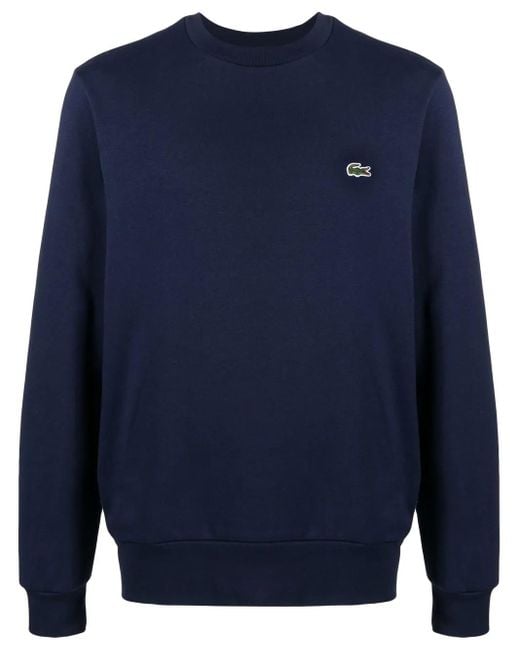 Lacoste Sweater Met Logo in het Blue voor heren