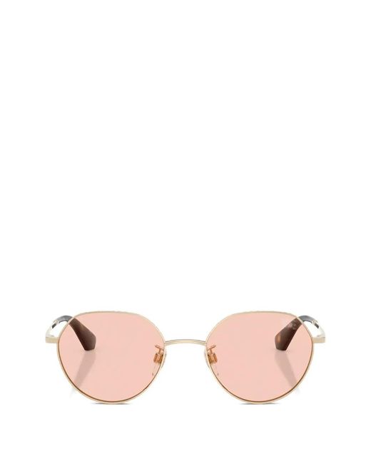 Burberry Pink Round-Frame Sunglasses
