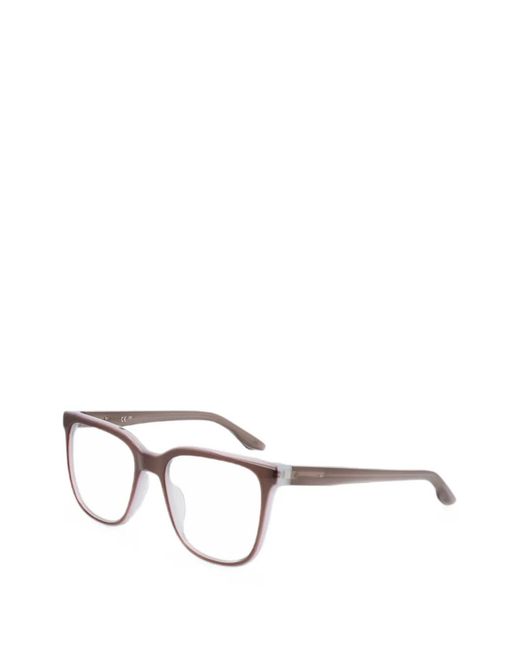 Nike Brown Square-Frame Glasses