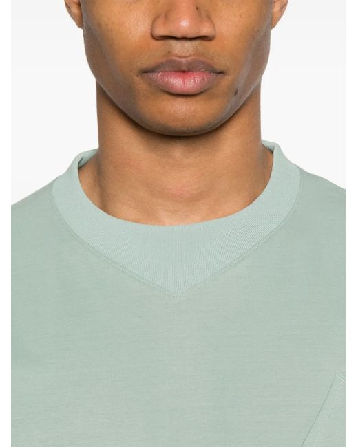 メンズ Mizuno サイドジップスリット Tシャツ Green
