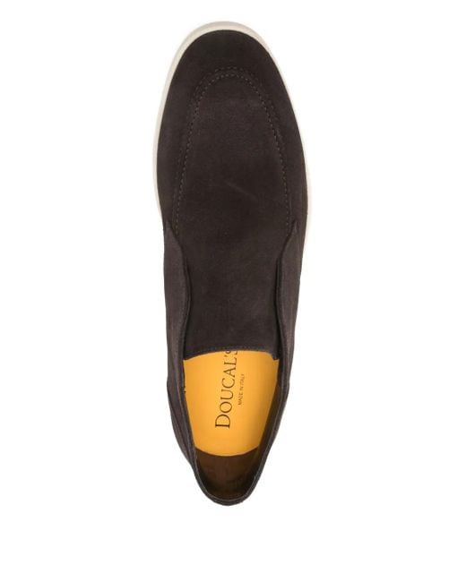 Doucal's Brown Suede Boots for men