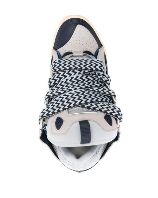 Zapatillas Curb con cordones Lanvin de hombre de color Gray