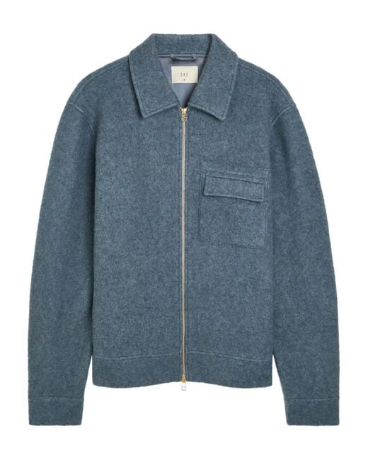 CHE Oaxaca Chest Pocket Zip Jacket in Blue for Men | Lyst UK