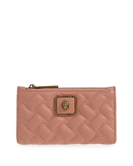 Kurt Geiger Pink Quilted Pimlico Bifold Wallet