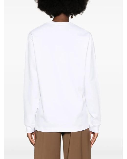 Tibi White Cotton T-Shirt