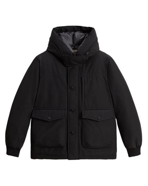 Woolrich Black Down Jackets for men