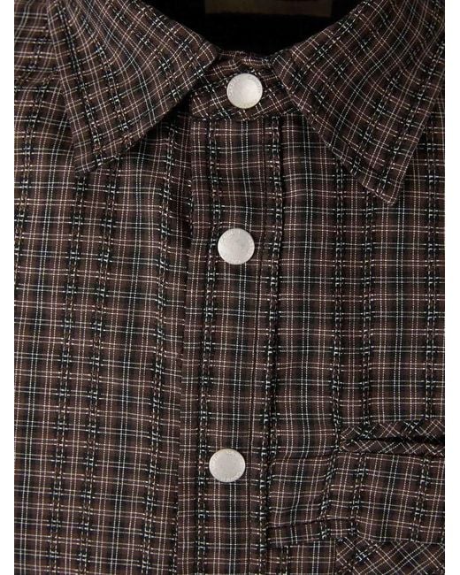 Carrera Gray Checked Shirt for men