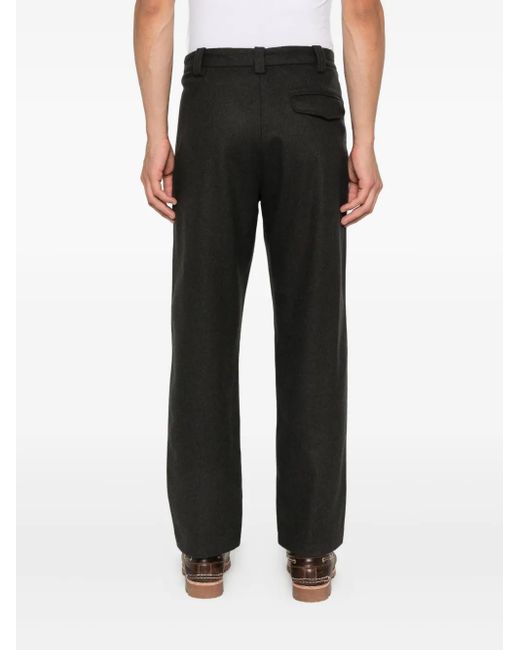 A.P.C. Gray Pleated Trousers for men