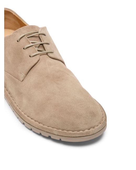 Marsèll Brown Sancrispa Suede Derby Shoes for men