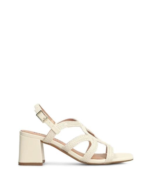 Bibi Lou White Meli Open-Toe Sandals