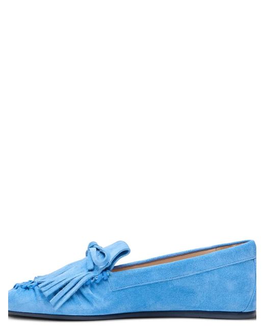 Stuart Weitzman Blue Britt Loafers