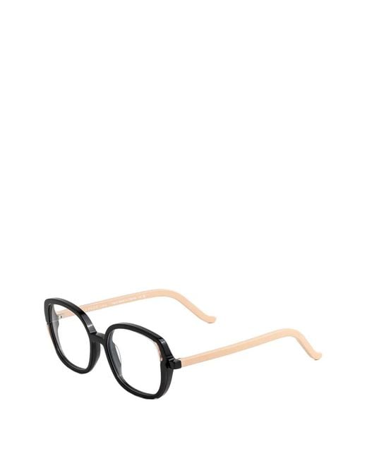 Face A Face Black Square-Frame Glasses