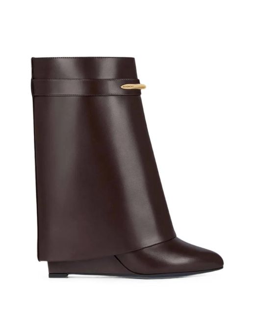 Bottes Compensées Shark Lock Givenchy en coloris Brown
