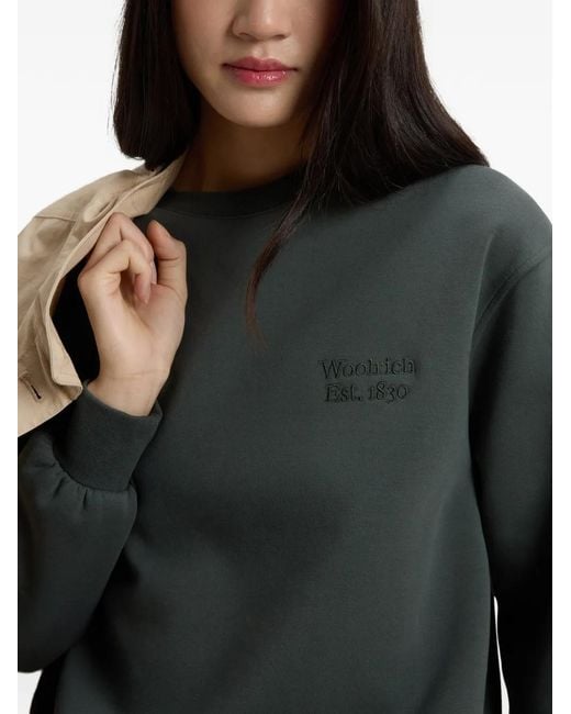 Woolrich Green Crew-Neck Sweatshirt
