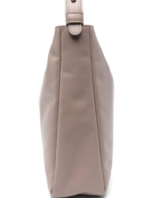 Furla Gray Sfera Soft Large Shoulder Bag