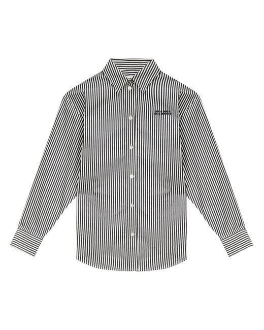 Isabel Marant Gray Fabriza Striped Shirt