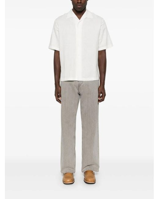 Sandro White Button-Up Shirt for men