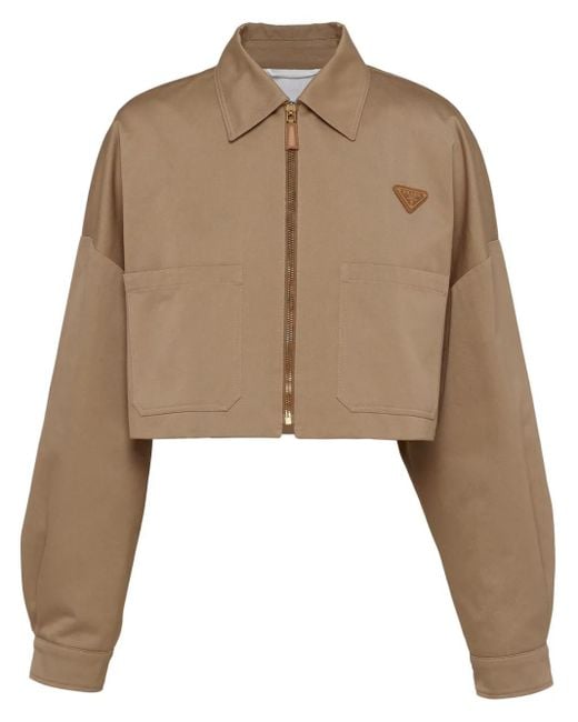 Prada Natural Cotton Chino Jacket