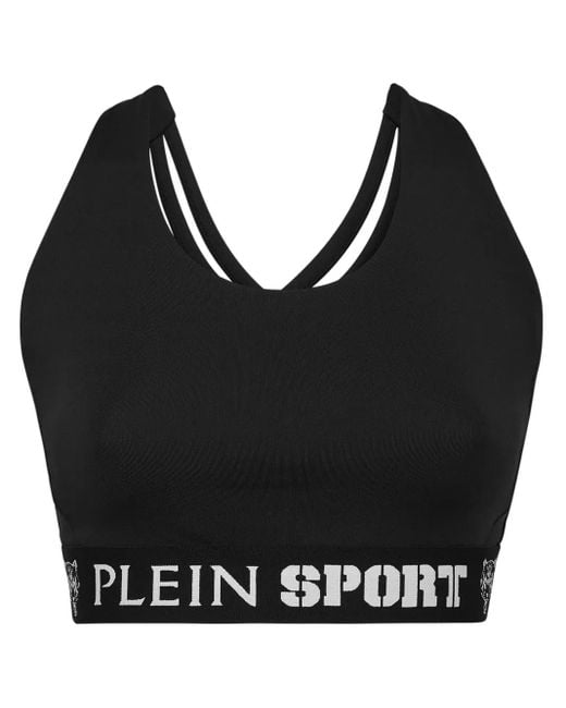 Philipp Plein Sport-Bh Met Logoband in het Black