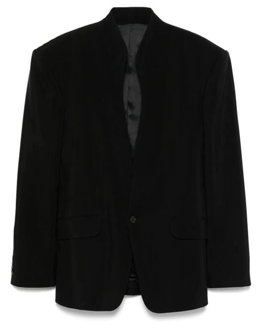 Mugler Black Twill Jacket for men