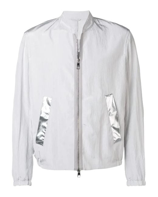 Neil Barrett Gray Welt-Pocket Bomber Jacket for men