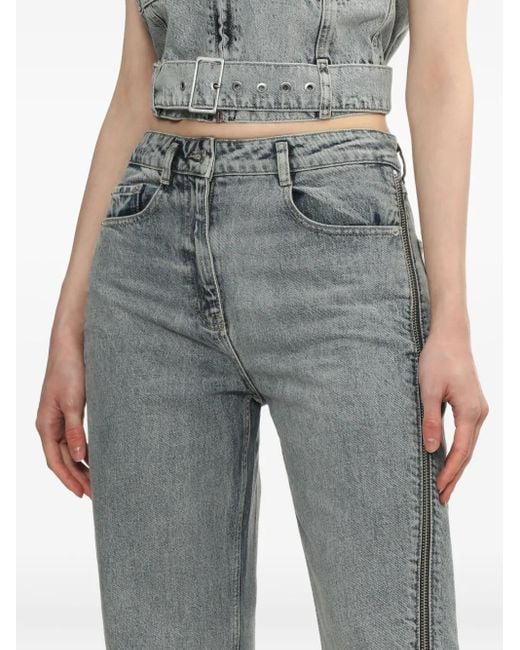 3.1 Phillip Lim Gray Side-Zip Jeans