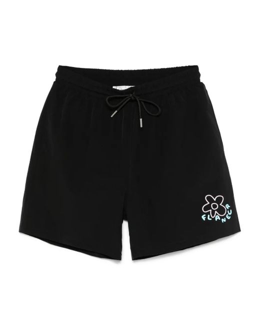 メンズ flâneur Blossom トランクス水着 Black