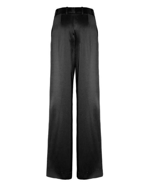 Malo Black Pleated Trousers