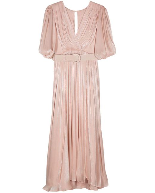 Costarellos Pink Brennie georgette dress