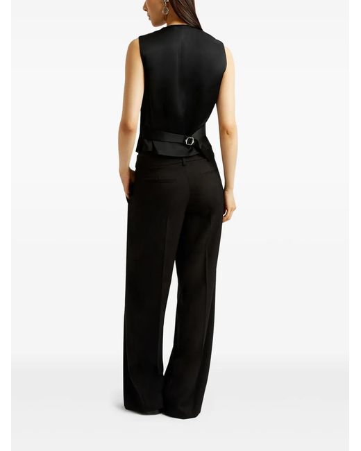 Erdem Black Vest With Pin