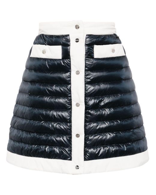 Herno Black Quilted Mini Skirt