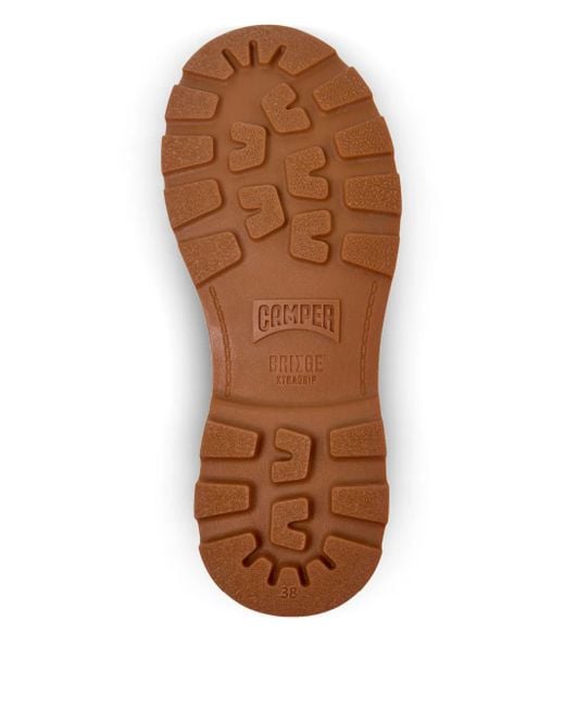 Camper Brutus レースアップ ブーツ Brown