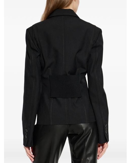 DSquared² Black Multi-Pocket Wool Blazer