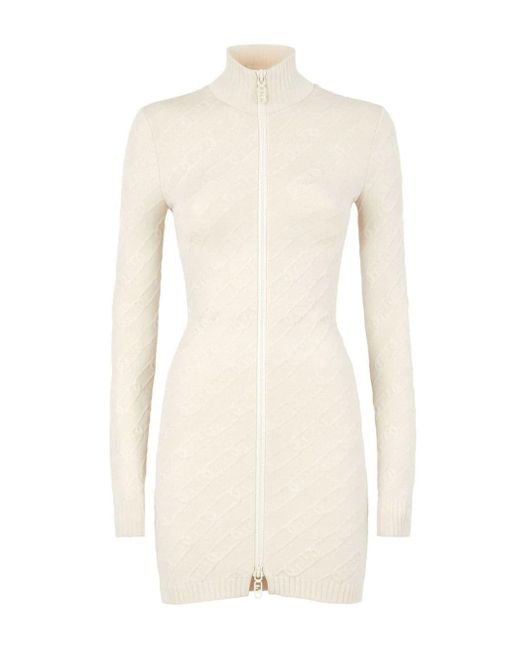 Fendi White Dress Viscose