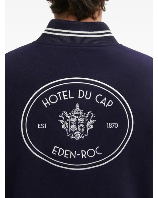 Sporty & Rich Blue Hotel Eden Roc Buttoned Jacket for men