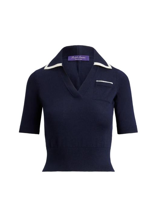 Ralph Lauren Blue Patch-Pocket T-Shirt