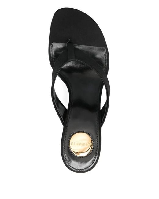 Saint Laurent Black Opyum Mule Sandal
