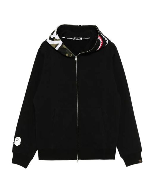 X Bape Felpa Con Cappuccio di Mastermind Japan in Black da Uomo
