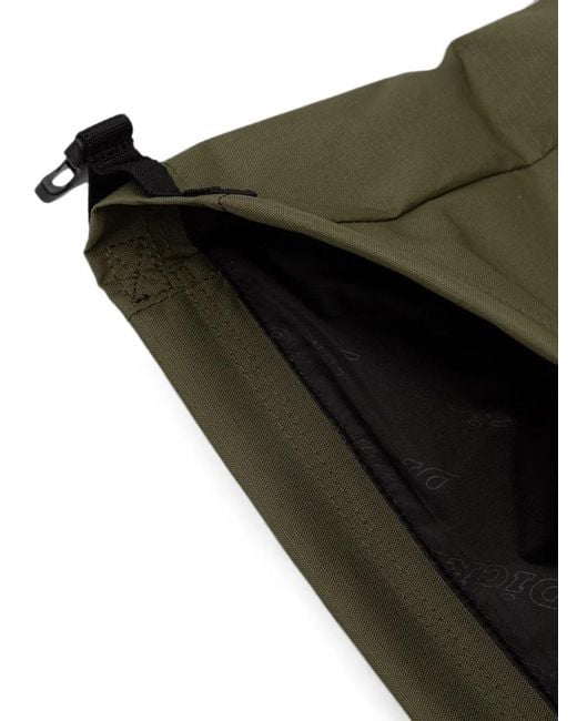 Dickies Green Roll-Top Logo-Patch Backpack